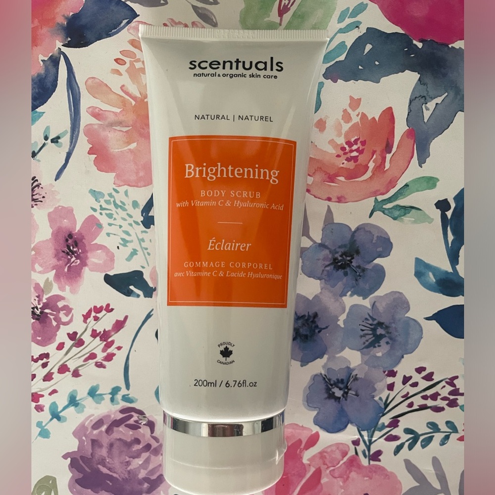Scentuals brightening body scrub